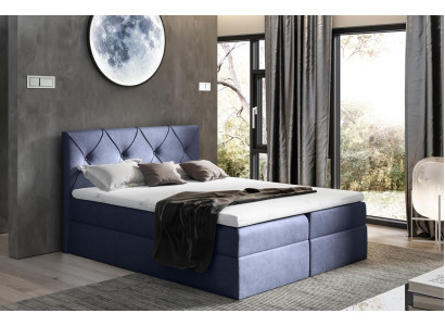 Modern bed slaapkamer bedden 200x200 boxspring bed textiel design dubbel