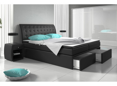 Boxspringbedden Bed Bed Bekleding Kunstleer Designer Hotel Dubbel Luxe Design