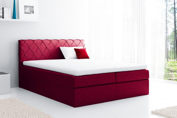 Boxspringbed Tweepersoonsbed Huwelijksbed Bedframe Bed Gestoffeerd bed Bedden 200x200cm