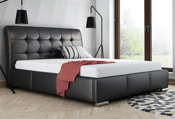 Luxe meubels Bed Bedframe Slaapkamer Design Dubbel Hotel Modern Nieuw 160x200