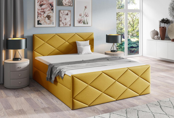 Bed Bedbox Boxspringbed 180x200 Slaapkamer Design Dubbel Modern