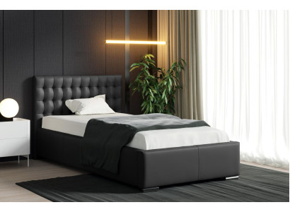 Jongerenbed Bedframe Bed Gestoffeerd bed Bedden Polyester Bedframe Jeugdkamer