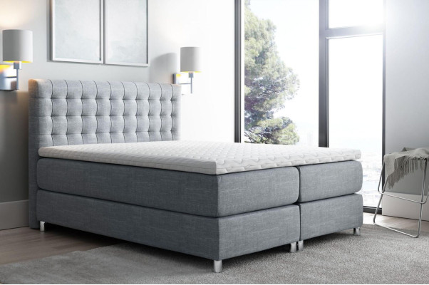 Boxspringbed Tweepersoonsbed Huwelijksbed Bedframe Bed Gestoffeerd Bedden Polyester