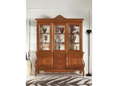 Italiaanse meubel vitrine kast woonkamer dressoir kasten vitrines xxl groot
