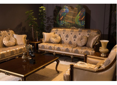 Driepersoonsbank 3-zitsbanken Zit-stofontwerp bankmeubilair stijl textiel