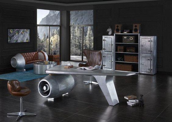 Vliegtuig vleugel bureau bureau tafel Aviator ontwerp luxe meubels