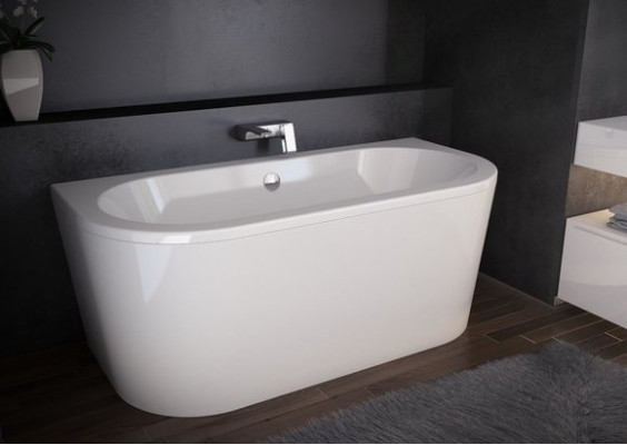 Badkuipen Rechthoekig Design Rond Wit Modern