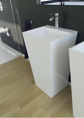 Modern wastafel Acrylvrijstaande wastafel voor badkamer