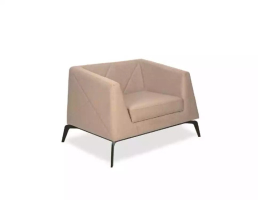 Beige luxe fauteuil kantoormeubilair gestoffeerde fauteuil kantoormeubelen