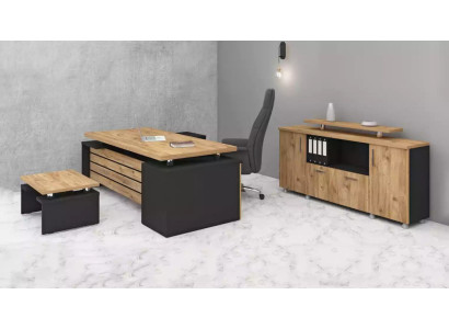 Designer kantoormeubilair Luxe thuiskantoor set Modern designer 3-delig.