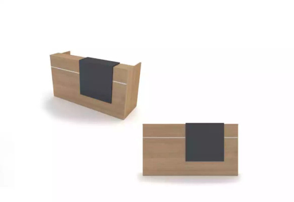 Receptiebalie Kantoormeubilair Hout Werkkamer Modern Nieuw Kantoor