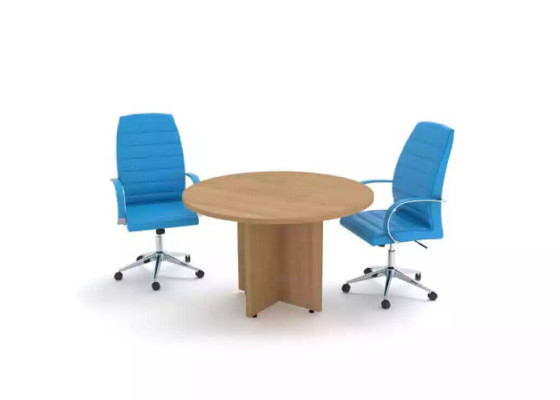 Ronde thuiskantoor Nieuw kantoormeubilair WERKTAfel ontwerper