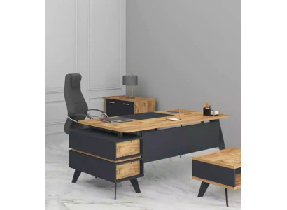 Moderne kantoorschrijftafel, directeur tafel, thuiskantoormeubelen, kantoordesign