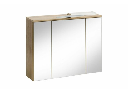 Spiegelkast Wandkast Badkamerkast Deco met spiegel 80 cm LED