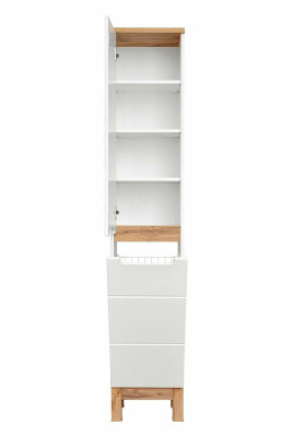 Hoge kast Badkamerrek Badkast Badmeubels Planken Bad