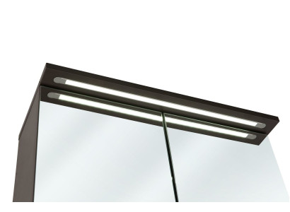 Spiegelkast Wandkast Badkamerkast met decoratie spiegel 80 cm LED