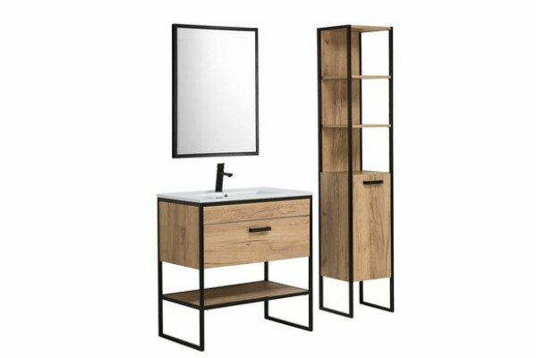 Badkamer badmeubel set badkamermeubelset wastafel 3-delig kamer
