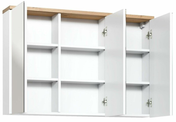 Spiegelkast Wandkast Badkamerkast met spiegel 100 cm