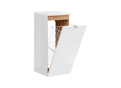 Universelle hangkast kast Decoratief badmeubel met een wasmand