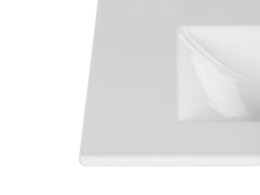 Keramische wastafel wasbak inbouw kom wastafelschotel