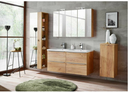 Spiegelkast Wandkast Badkamerkast met spiegel 60 cm Plank