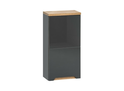 Badkamerrek hangende hoge kast 35 x 20 x 70 cm hangende badkast.