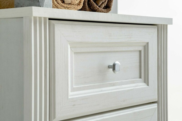 Ontwerp Badkamer Meubilair Bad 5-delig Deco Set Badkamerkast Wastafel