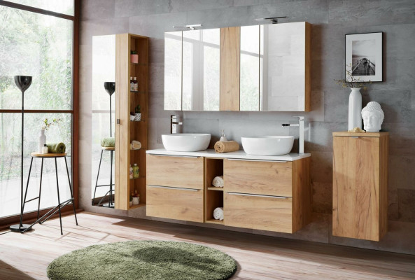 Ontwerp Badkamermeubels Bad 8 delige Set Garnituur Kast Wastafel