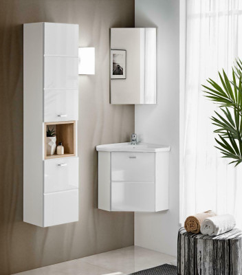 3-delig badmeubelbadkamerdecoratieset wastafel wastafel