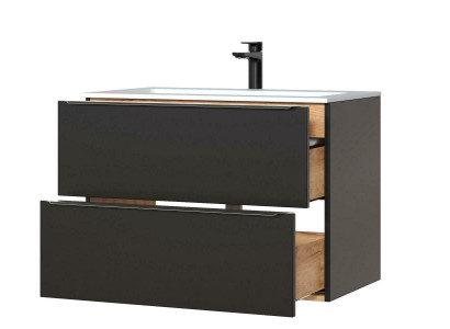 luxe wastafel wastafel onderkast kast bekken wastafels bad 80cm