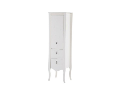 Badmeubels Badkamerkast Houten Hoge kast wit Badkamerkast