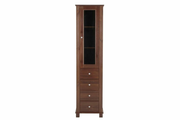 Hoogwaardige badkamerkast Hoge kast Decoratief houten badmeubilair Luxe