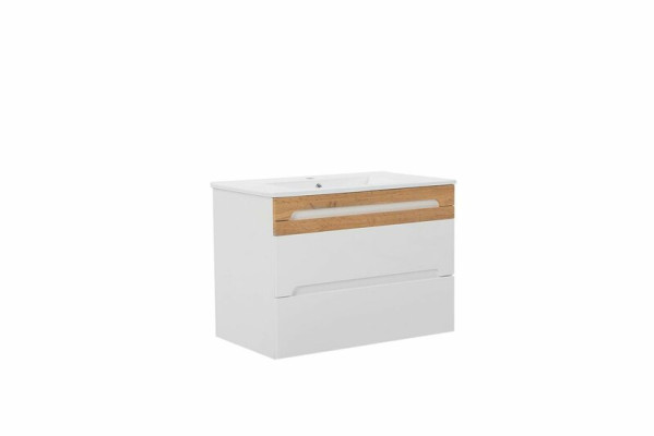 Wastafel, wastafel, onderkast, keramische kom, badkamer.