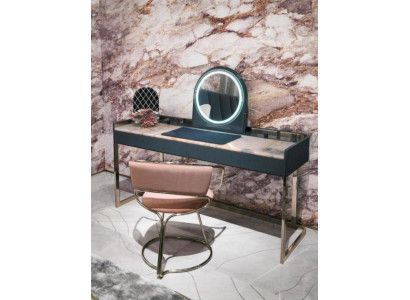Slaapkamermeubels Kaptafel Designer make-up stoel Luxe houten meubels