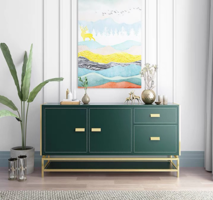 Ladekast Ontwerp Dressoir Buffet Kast Hout Modern Woonkamer Nieuw