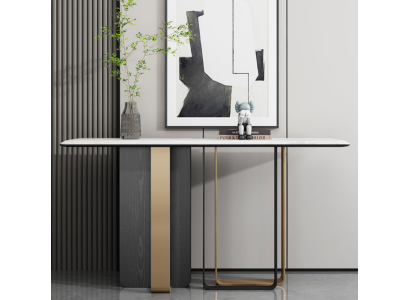 Ontwerper Houten console tafel Console Moderne woonkamerconsole