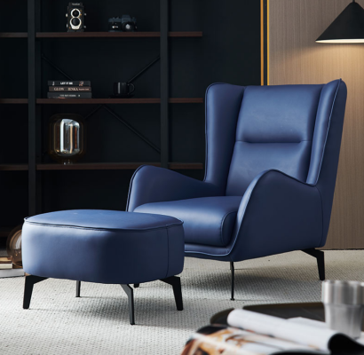 Fauteuil Ontwerp Beklede Meubels Luxe Woonkamer Modern Gestoffeerde Stoel Nieuw