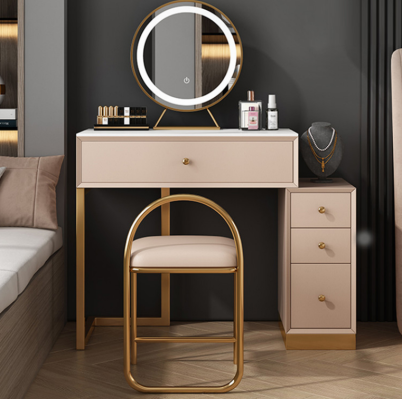 Ontwerper make-uptafel slaapkamer console tafel spiegel luxueus nieuw