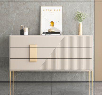 Kommode Sideboard Hout Grijs Eetkamer Design luxe Modern Meubels Nieuw