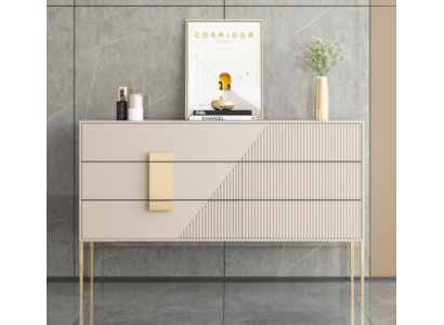 Kommode Sideboard Hout Grijs Eetkamer Design luxe Modern Meubels Nieuw