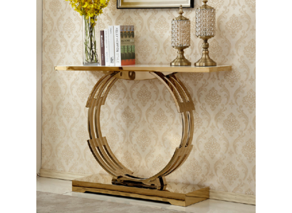Console Luxe dressoir console tafel dressoir roestvrij staal woonkamer nieuw