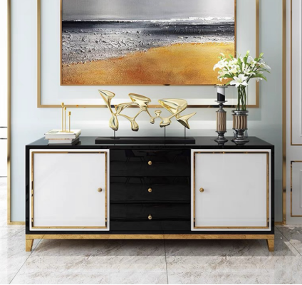 Ontwerp dressoir woonkamer buffet Moderne sideboard houten kast Nieuw.