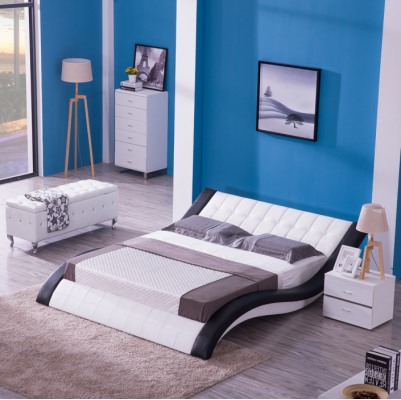 Bed Boxspring Bed Modern Double Bedroom Marriage Bed Beds
