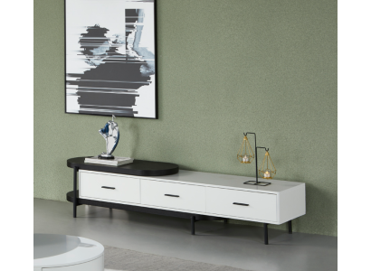 Woonkamer wandmeubel RTV Lowboard hout wit meubels nieuw modern design