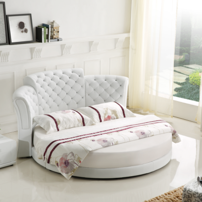 Ronde Bed Luxe Chesterfield Bedden Slaapkamer Tweepersoonsbed 200x200 cm