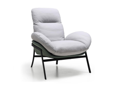 Fauteuil Zitmeubel Design Woonkamer Bekleding Hout Modern Luxe Nieuw