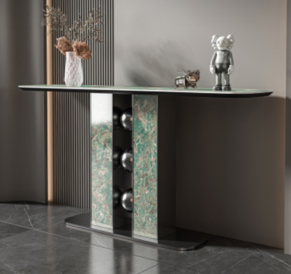 Moderne luxe console tafel ontwerper grijs hout woonkamer nieuw meubilair