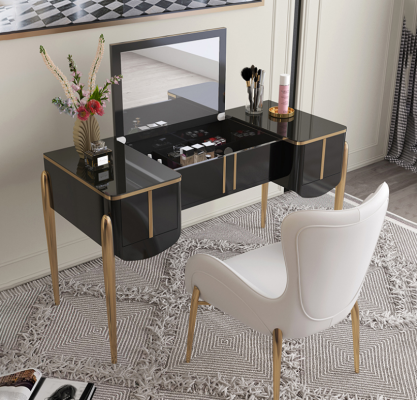 Moderne make-uptafel spiegel luxe console ladekast slaapkamer nieuw