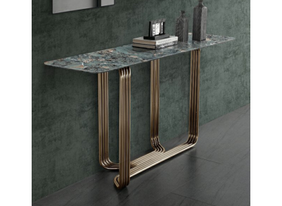 Console tafel hout tafel console luxe console tafels design roestvrij staal