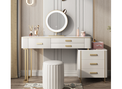 Slaapkamer kaptafel kaptafel make-uptafel spiegel laden